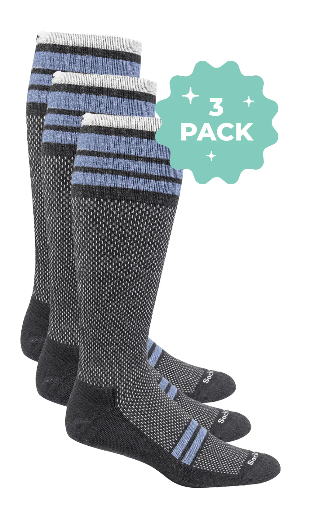 Men's Speedway 3-Pack | Firm Graduated Compression