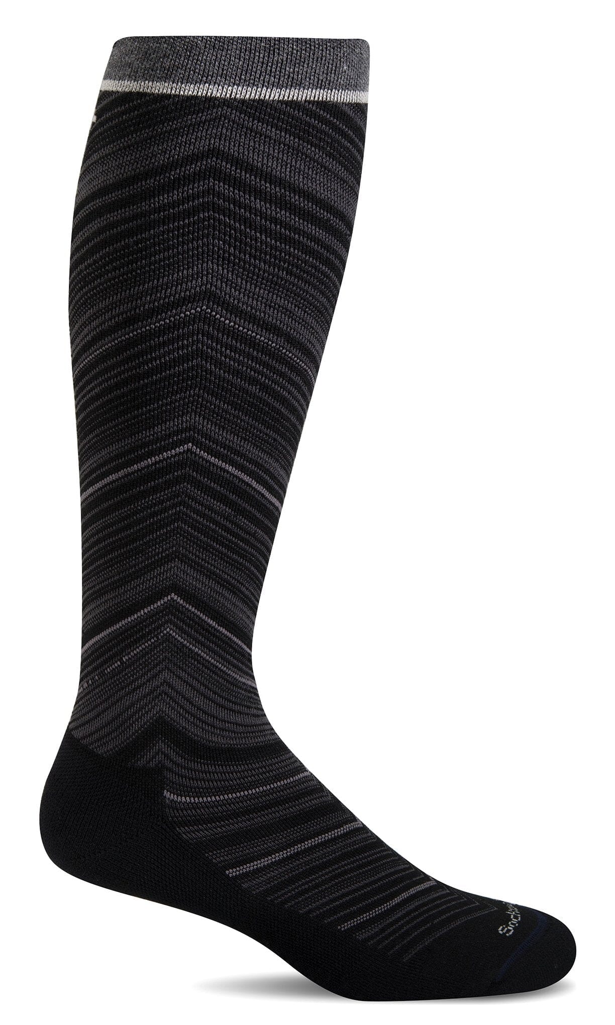 Women's Full Flattery | Moderate Graduated Compression Socks | Wide Calf Fit - Image 4