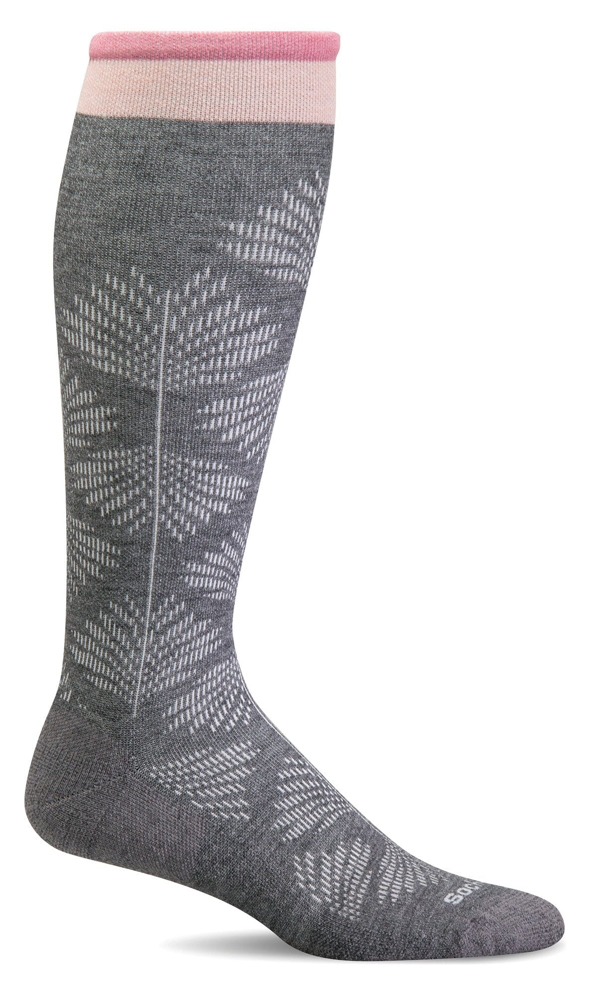 Women's Full Floral | Moderate Graduated Compression Socks | Wide Calf Fit - Image 3